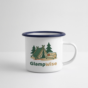 GlampWise mok - white/blue