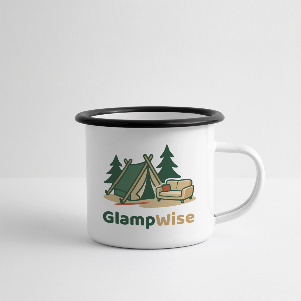 GlampWise mok - white/black