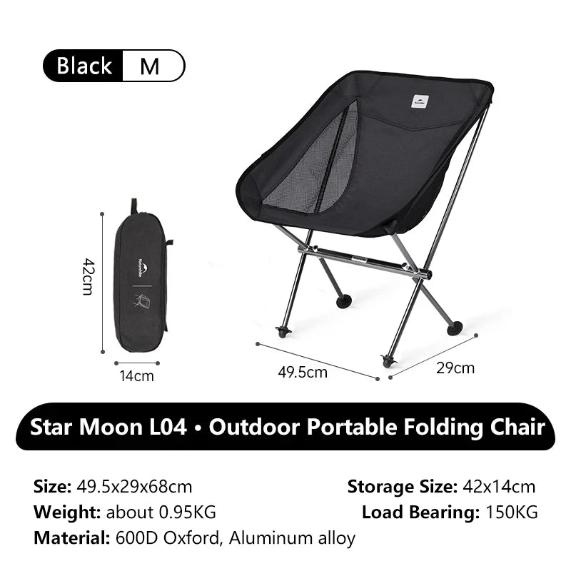 Opvouwbare campingstoel met aluminium frame