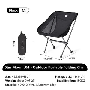 Opvouwbare campingstoel met aluminium frame