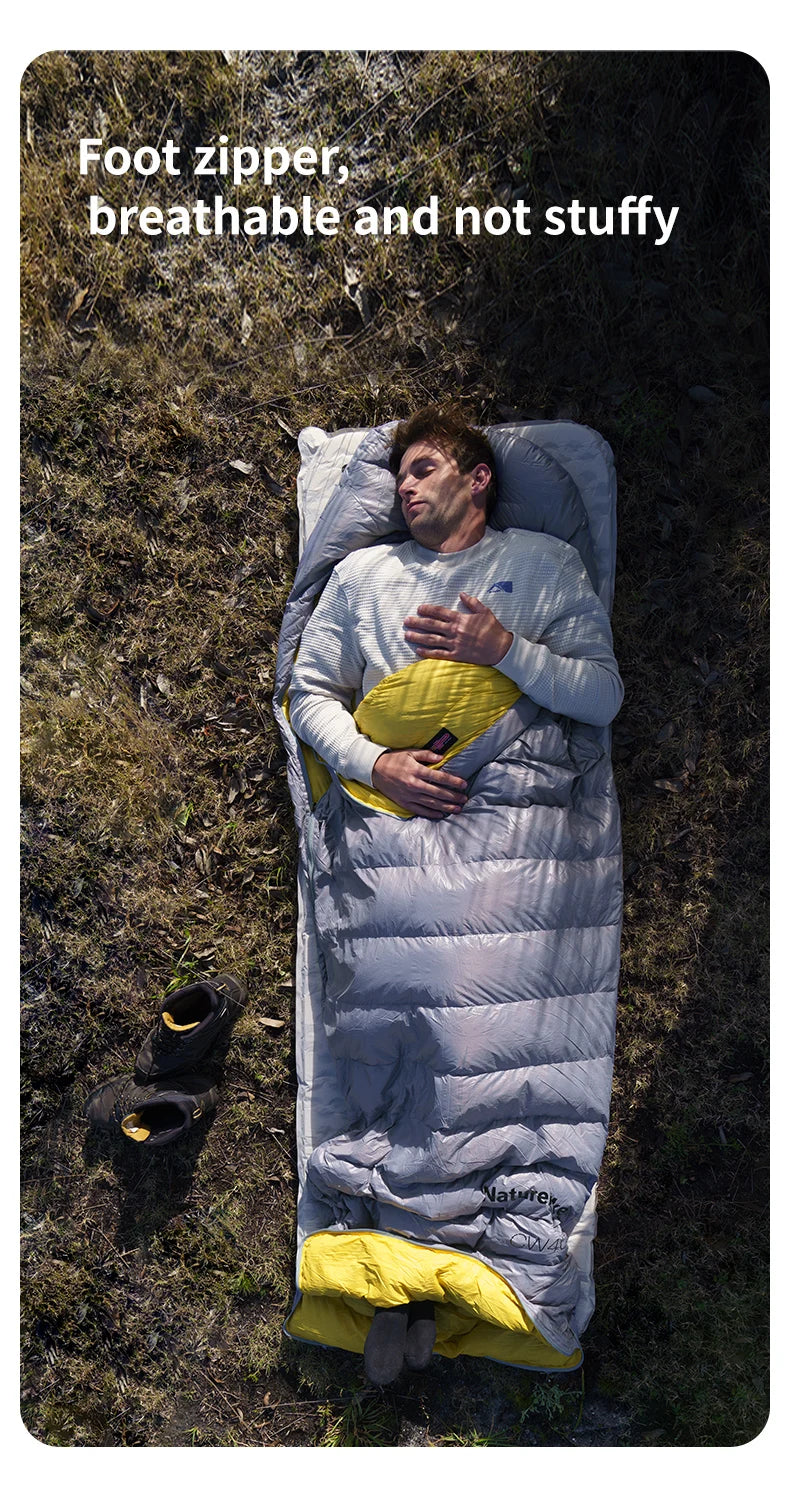 Down Sleeping Bag for Cold Nights | 700 g duck down, comfort to -1.7°C