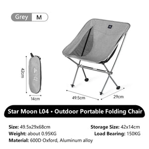 Opvouwbare campingstoel met aluminium frame