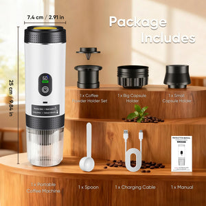 Draagbare Espressomachine met Display | 3-in-1