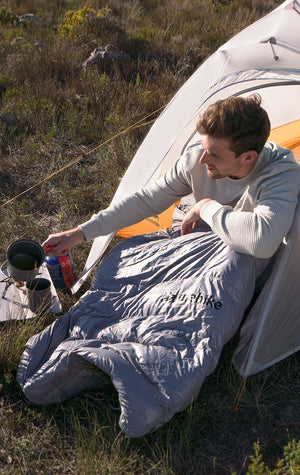 Down Sleeping Bag for Cold Nights | 700 g duck down, comfort to -1.7°C