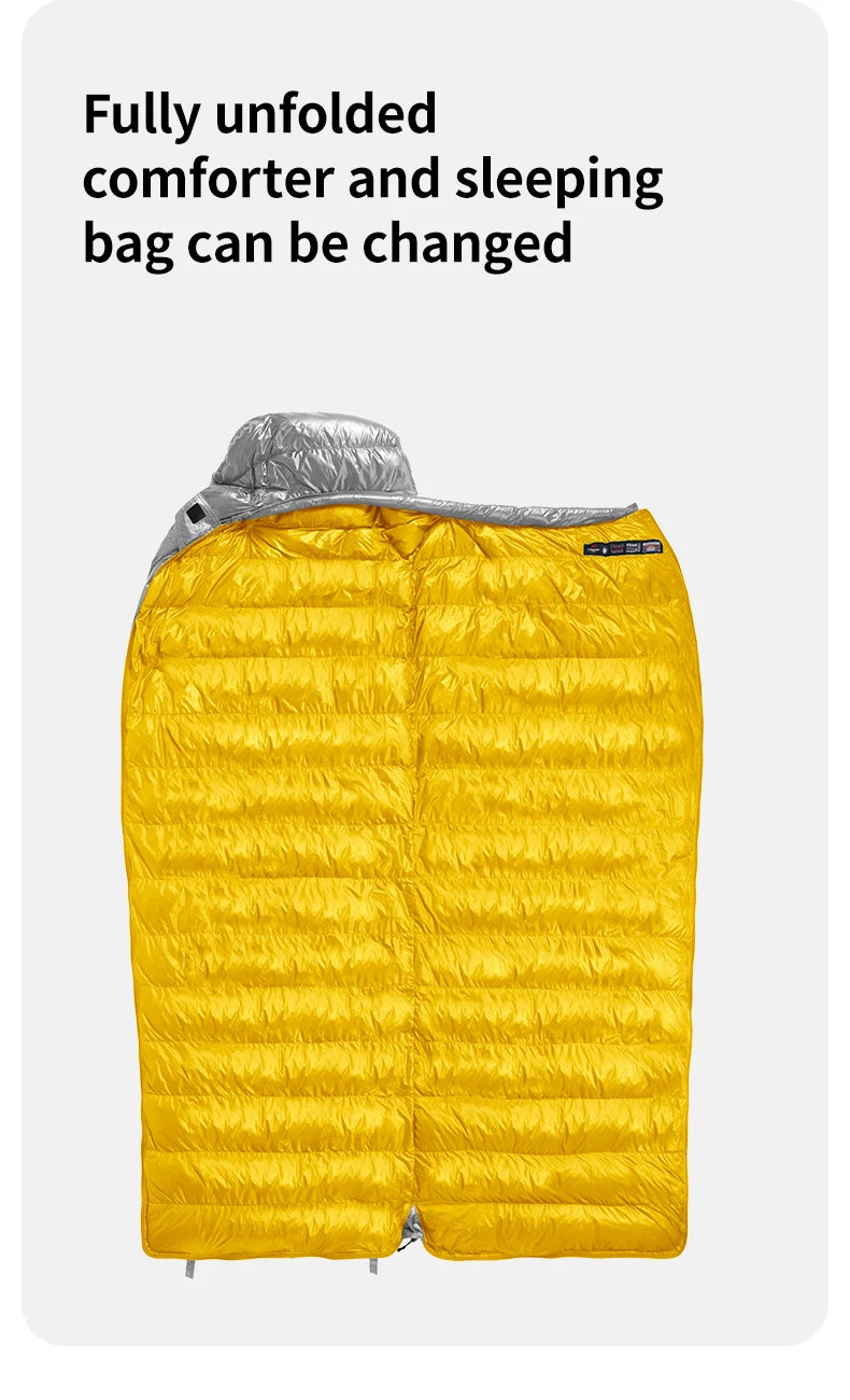 Down Sleeping Bag for Cold Nights | 700 g duck down, comfort to -1.7°C