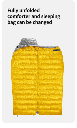 Down Sleeping Bag for Cold Nights | 700 g duck down, comfort to -1.7°C
